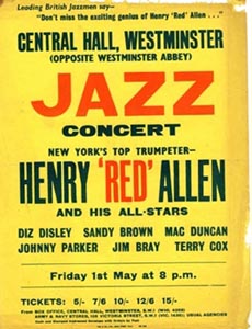 Red Allen Concert Programme